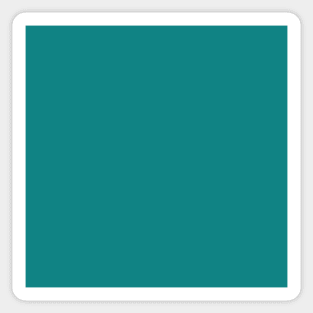 Turquoise Solid Color Sticker